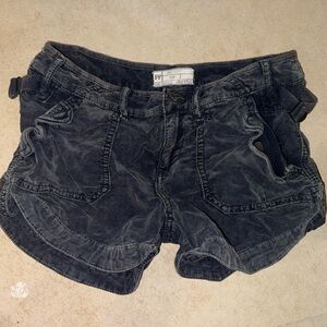 Free People: Distressed Corduroy Shorts in Size 2